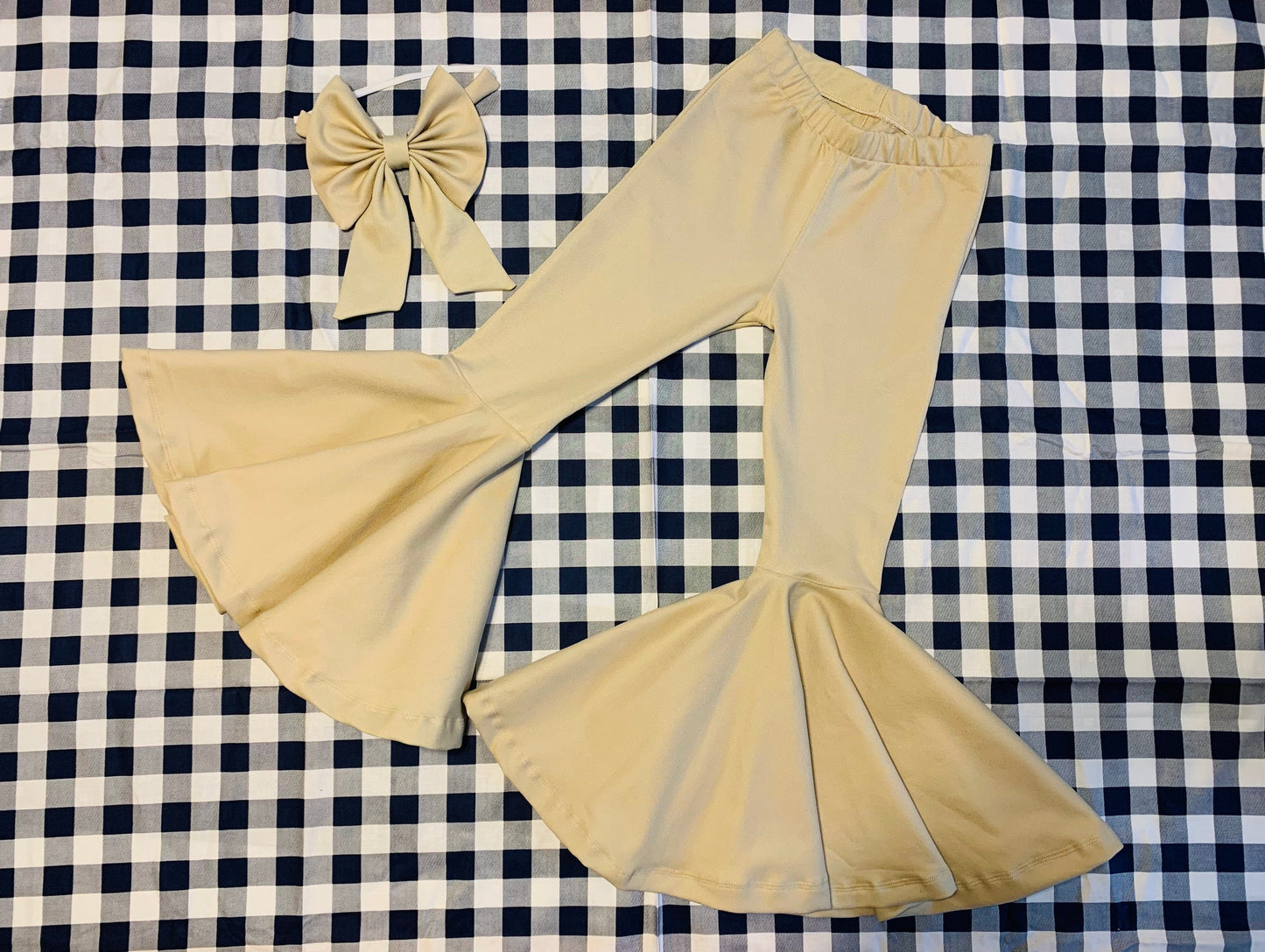 School Uniform Inspired Flare Bells| Back to School Uniform|Khaki Uniform Pants|Navy Uniform Pants