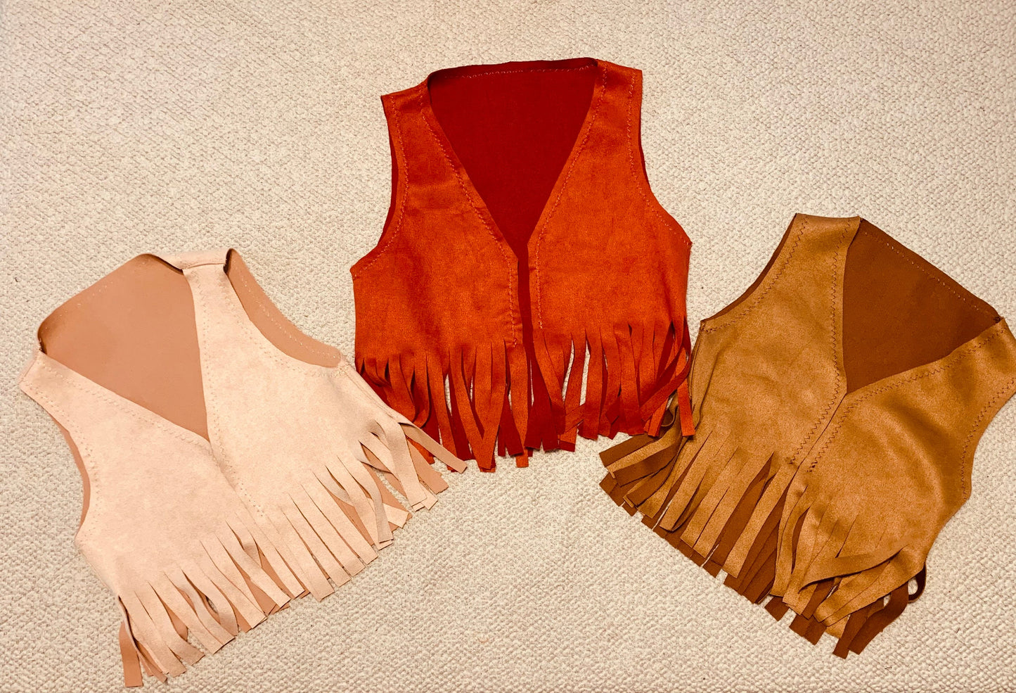 Jannis Fringe Faux Suede Vest| Baby Suede Vest| Kids Suede Vest| Teen Vest |Fringe Vest| Hippie Vest