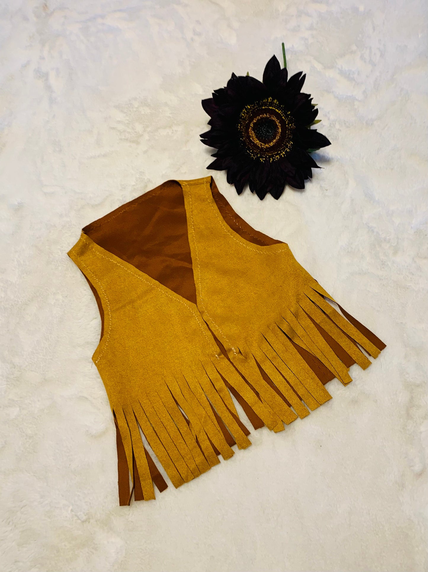Jannis Fringe Faux Suede Vest| Baby Suede Vest| Kids Suede Vest| Teen Vest |Fringe Vest| Hippie Vest