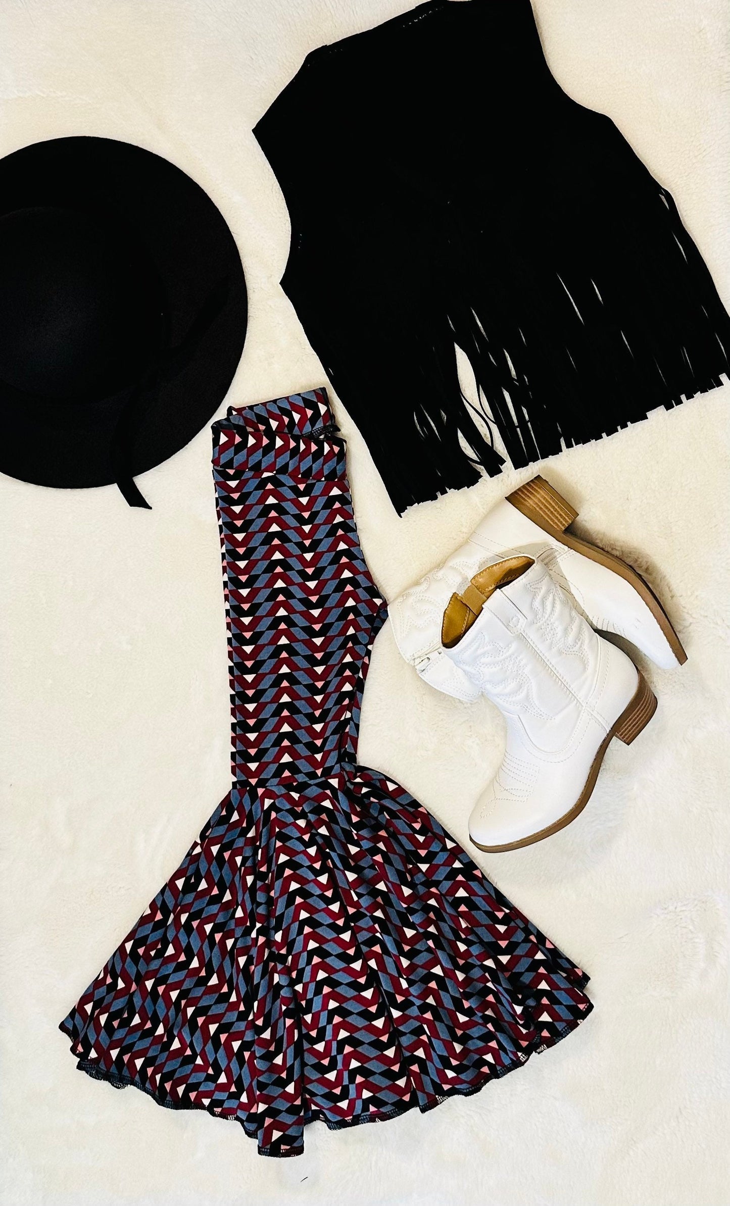 Rodeo Fringe Vest |Retro | Kids Boho Clothing | Wholesome Goods Co