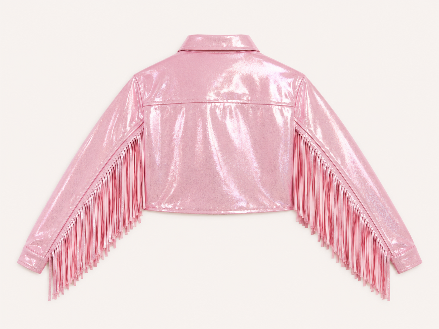 Baby Western Fringe Jacket | Handmade Metallic Cowgirl Jacket | Sizes 0–3M to 24M