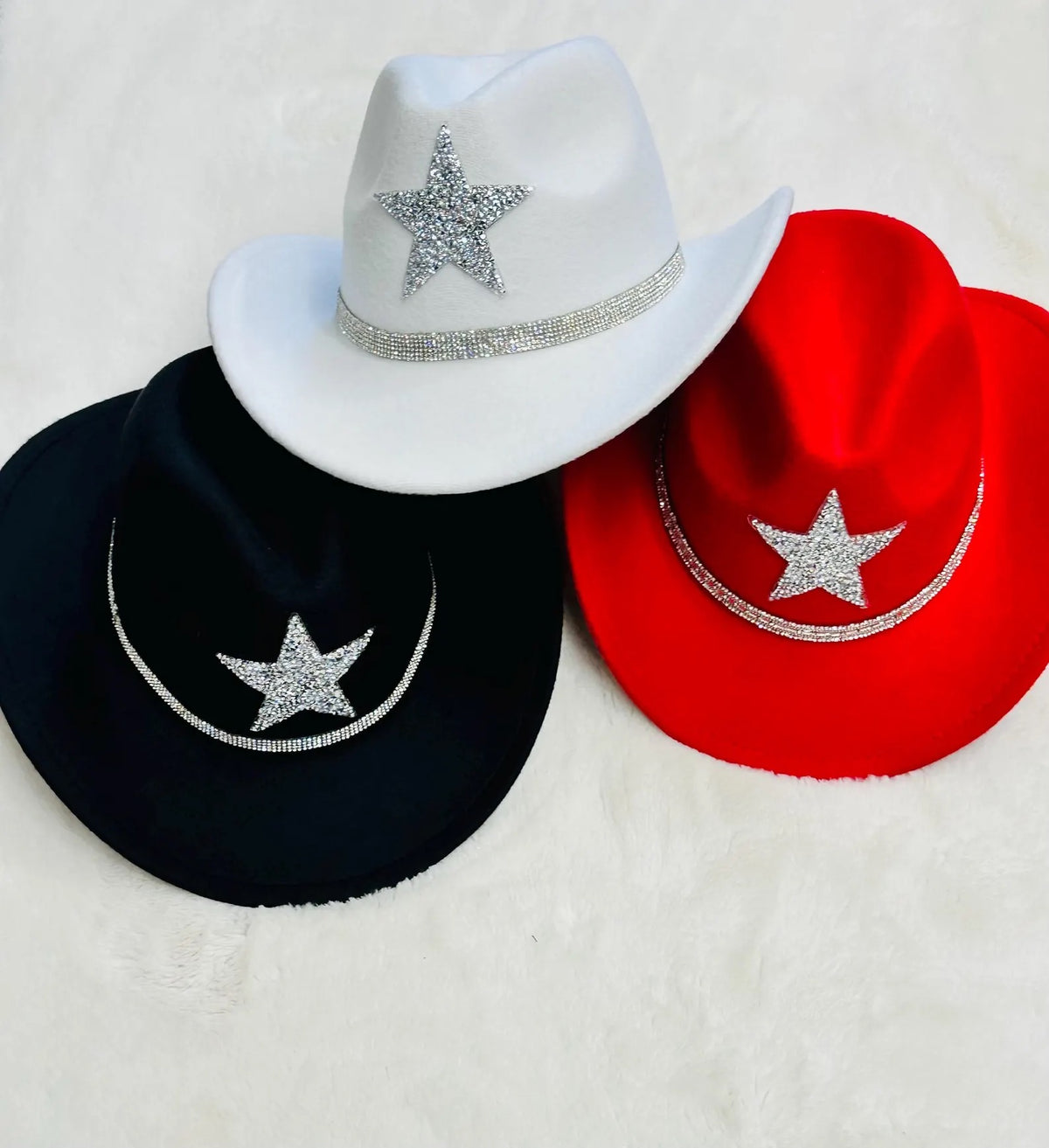 Rhinestone Star Cowgirl Hat | Western Hat for Babies, Kids & Adults