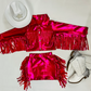 Cowgirl Couture Western Glam Jacket and Fringe Shorts | Customizable in a Wide Range of Sizes & Colors Boots and Hat Sold Separately