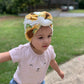 Sunflower Baby Turban|Adult Turban|Top Knot Turban|Top Knot Baby Hat|Kids Turbans|Toddler Turban|Bun Turban|Newborn Hat|Chemo Hat