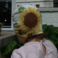 Sunflower Baby Turban|Adult Turban|Top Knot Turban|Top Knot Baby Hat|Kids Turbans|Toddler Turban|Bun Turban|Newborn Hat|Chemo Hat