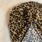 Cheetah Ruffle Headwrap|Baby Turban|Adult Turban|Top Knot Turban|Top Knot Baby Hat|Kids Turbans|Toddler Turban|NewbornTurban|Chemo Hat
