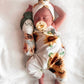 Handmade Sunflower Baby Romper Comfy & Slouchy|Newborn to Kids Sizes|Matching Turbans in Bow or Doughnut Style Sold Separately