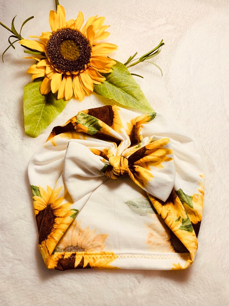 Sunflower Romper Slouchy Lightweight Newborn Outfit|Baby Jumpsuit| Kids Jumpsuit|Baby Romper|Kids Romper|Boho Romper|Baby Boho Clothing