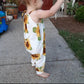 Handmade Sunflower Baby Romper Comfy & Slouchy|Newborn to Kids Sizes|Matching Turbans in Bow or Doughnut Style Sold Separately