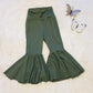 Flare Bell Bottoms and Asymmetric Flare Top-Sage,Mustard,Pink,Sand|Kids Bell Bottoms|Newborn Flare Pants|Hippie Flare Pants|Boho clothes