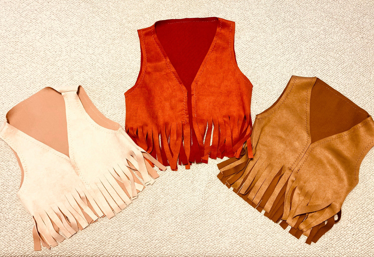 Jannis Fringe Faux Suede Vest| Baby Suede Vest| Kids Suede Vest| Teen Vest |Fringe Vest| Hippie Vest