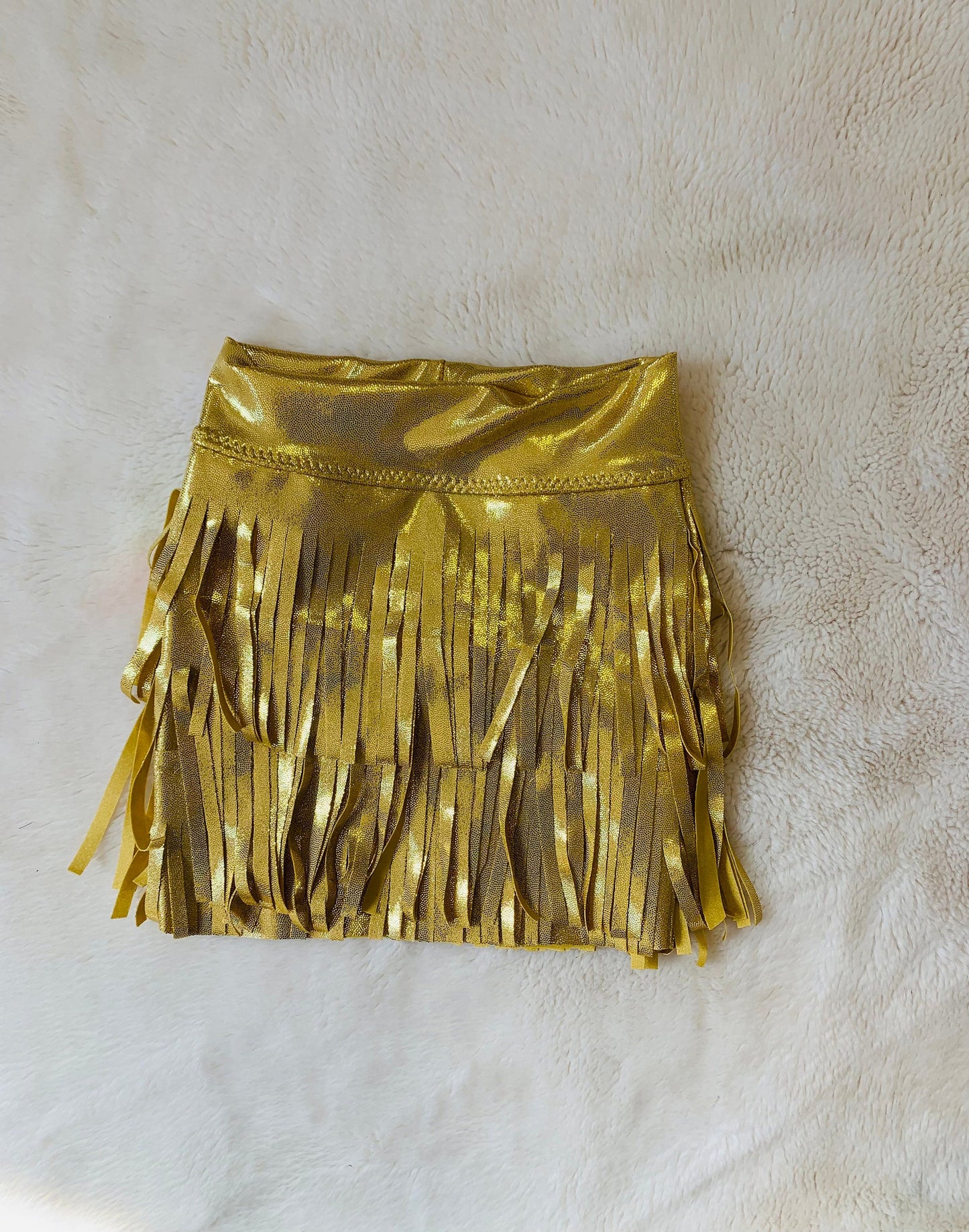 Girls fringe mini skirt faux suede, vegan leather, lycra spandex|cheetah print long sleeve turtleneck shirt|Girls skirts|Wholesome Goods