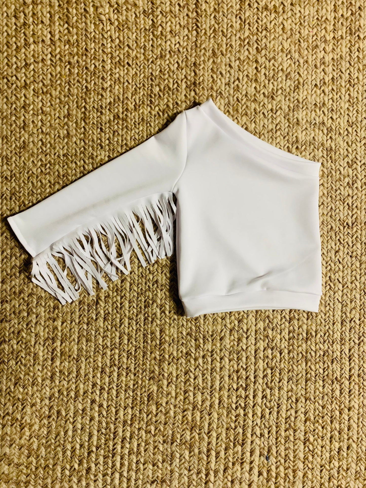 Retro Vibes: Bell Bottom Pants & One Shoulder Fringe Top for Kids - Trendy and Comfortable Outfit for Dancing and Playtime! WHOLESOME GOODS