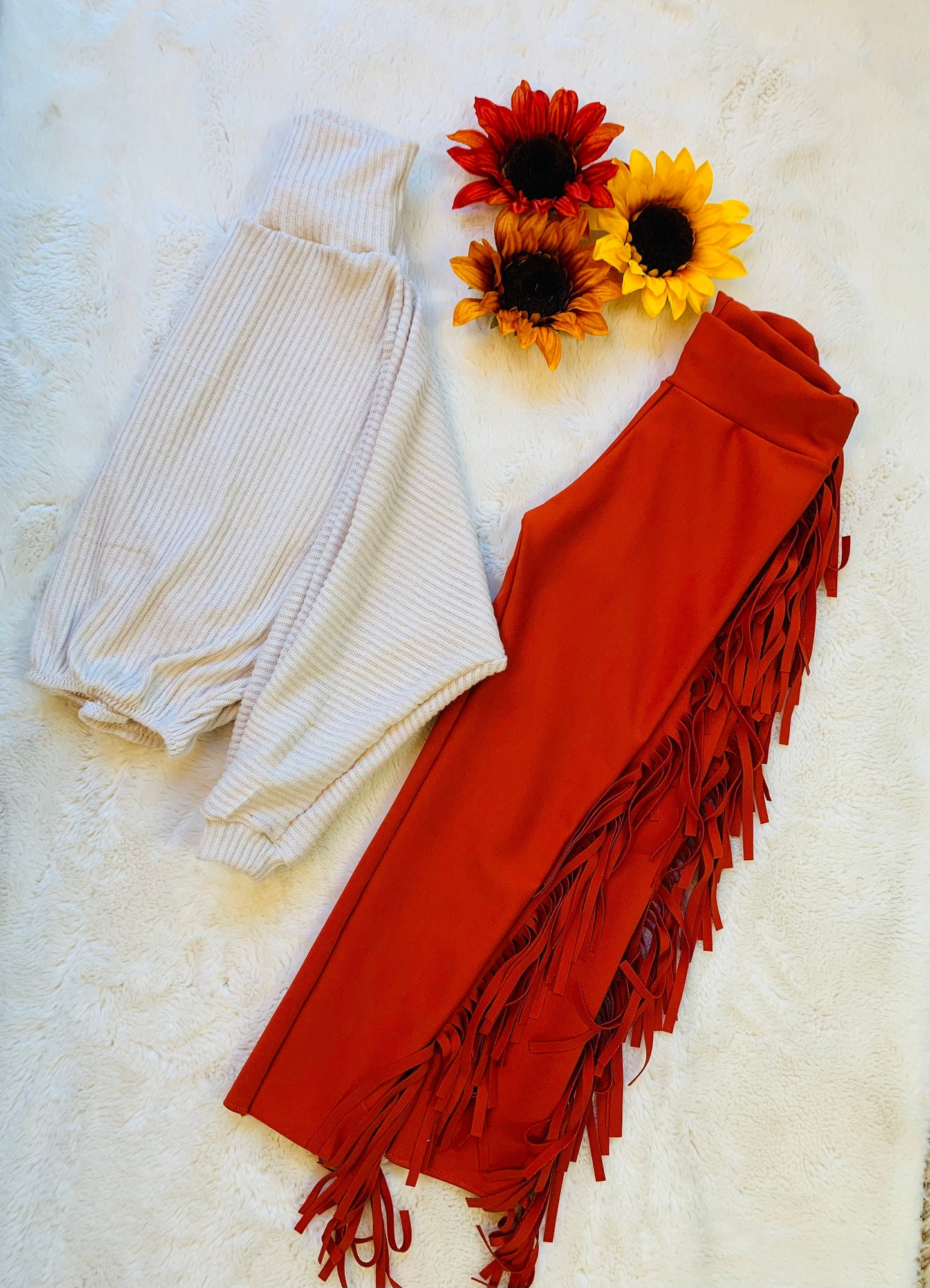 Vegan Leather Fringe Tights Oatmeal Dolman Shirt|Boho Clothes|Girls Fall Outfits|Fall Clothes| Wholesome Goods Co|Fall/Winter
