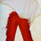 Vegan Leather Fringe Tights Oatmeal Dolman Shirt|Boho Clothes|Girls Fall Outfits|Fall Clothes| Wholesome Goods Co|Fall/Winter