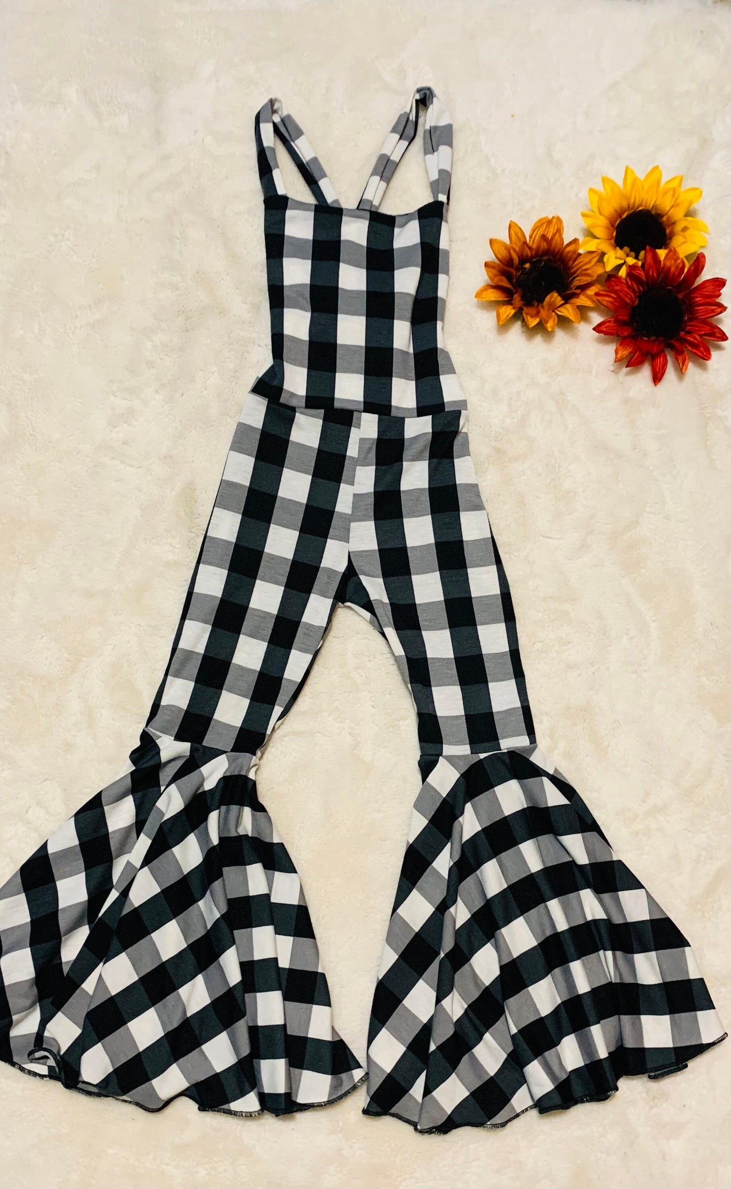 Thanksgiving/Christmas Jumpsuit Flare Bell CHOOSE YOUR COLOR!|Jumsuit|Baby Jumpsuit| Kids Jumpsuit|Holiday Outfits|Wholesome Goods Co