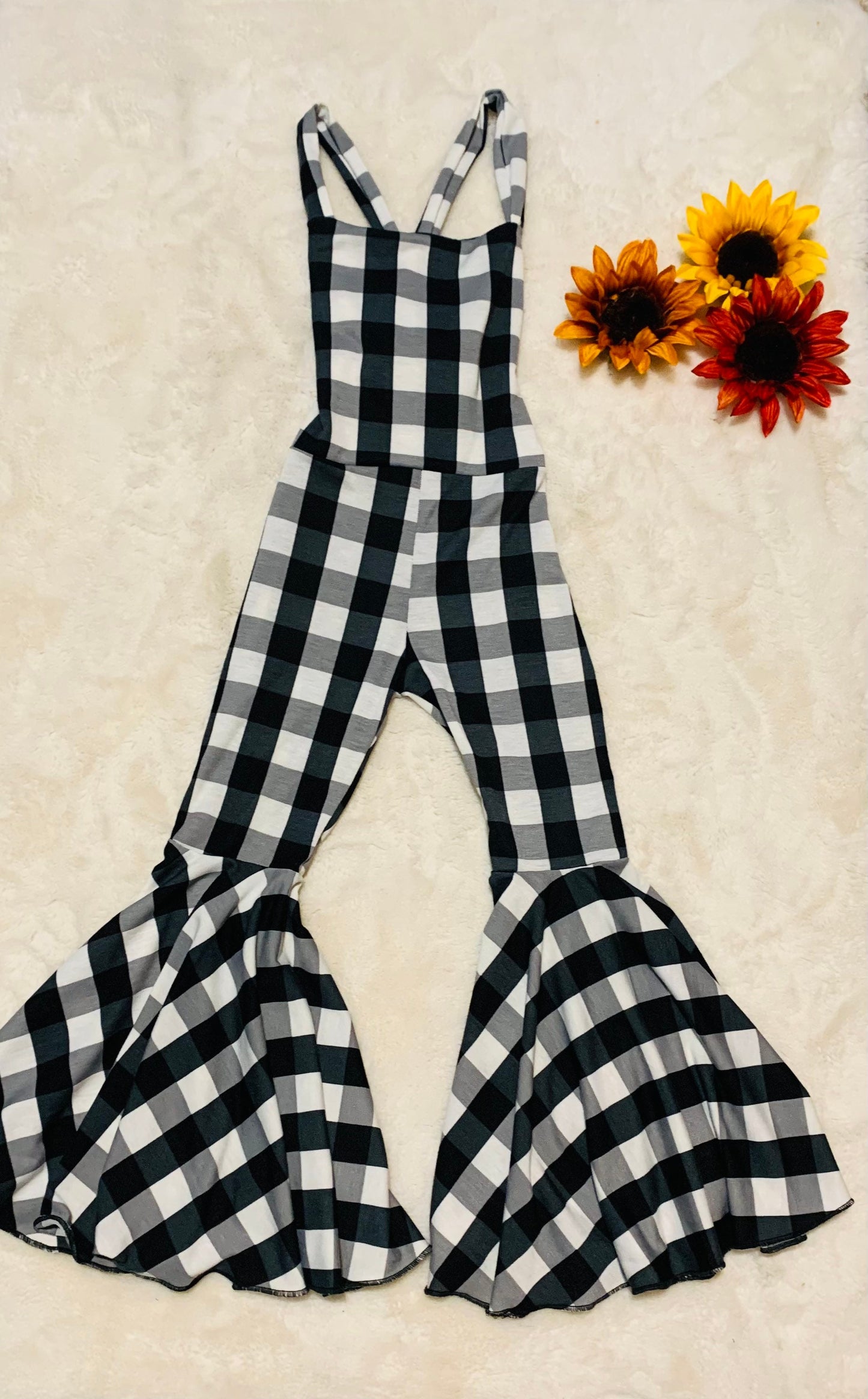 Thanksgiving/Christmas Jumpsuit Flare Bell CHOOSE YOUR COLOR!|Jumsuit|Baby Jumpsuit| Kids Jumpsuit|Holiday Outfits|Wholesome Goods Co