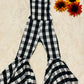 Thanksgiving/Christmas Jumpsuit Flare Bell CHOOSE YOUR COLOR!|Jumsuit|Baby Jumpsuit| Kids Jumpsuit|Holiday Outfits|Wholesome Goods Co