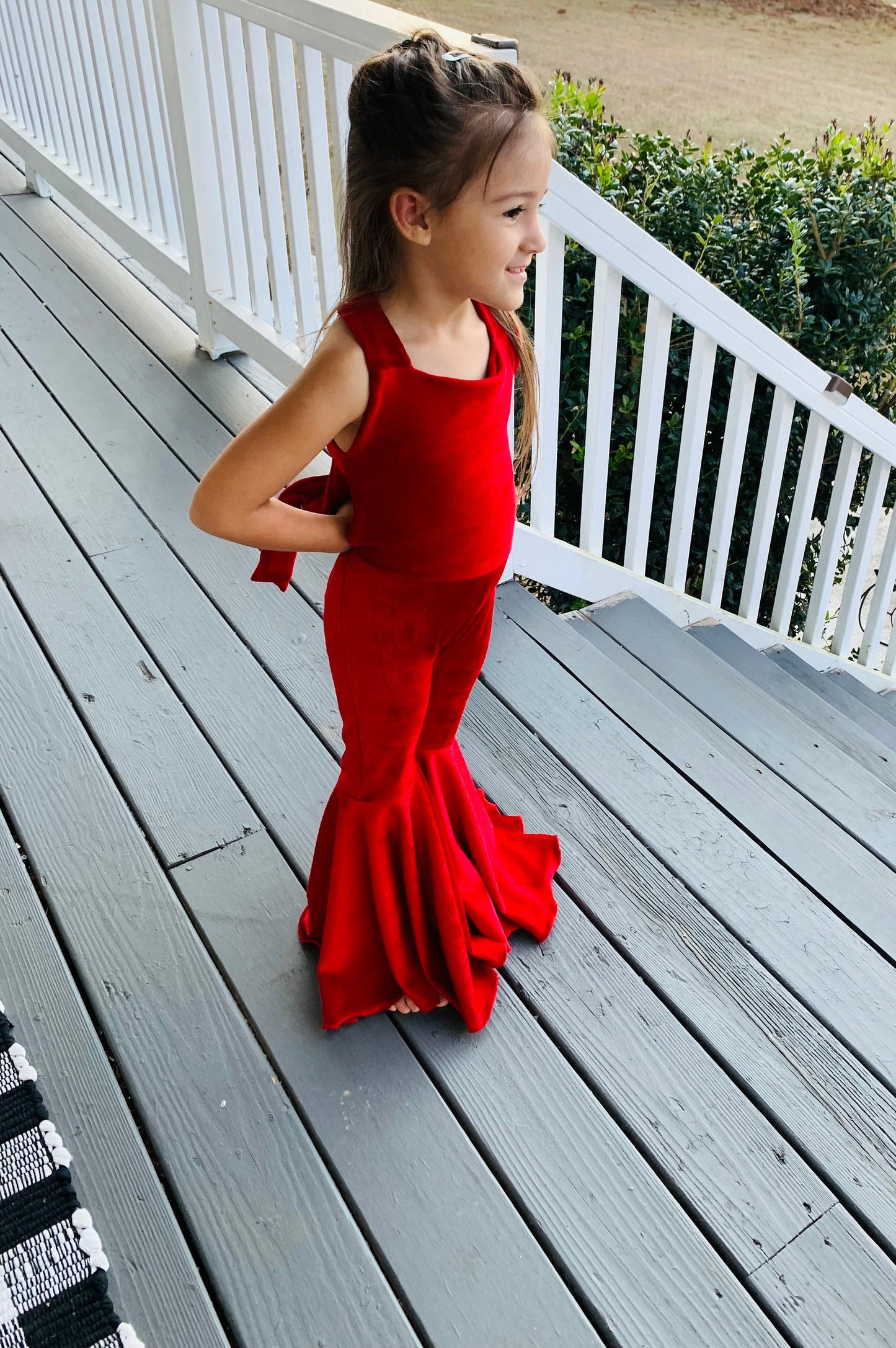Thanksgiving/Christmas Jumpsuit Flare Bell CHOOSE YOUR COLOR!|Jumsuit|Baby Jumpsuit| Kids Jumpsuit|Holiday Outfits|Wholesome Goods Co