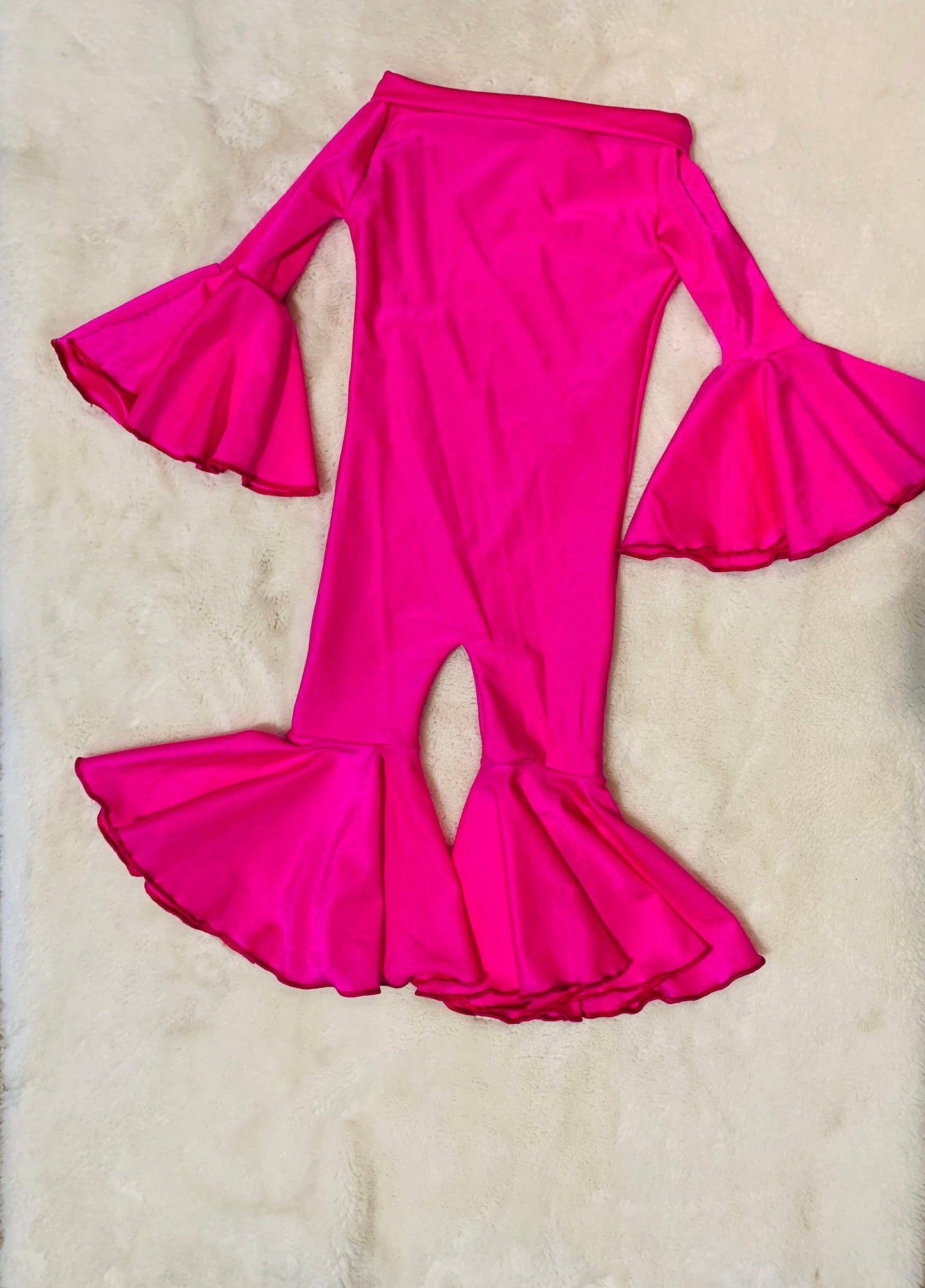 Dancing Queen Off Shoulder Jumpsuit|Flare Bell Jumpsuit|Bells sleeve Jumpsuit|Girl birthday outfits|Wholesome Goods Co|