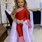 Hot Pink Dancing Queen Jumpsuit with Matching Belt|Flare Bell Jumpsuit|One Shoulder Jumpsuit|Girl birthday outfit|More colors available