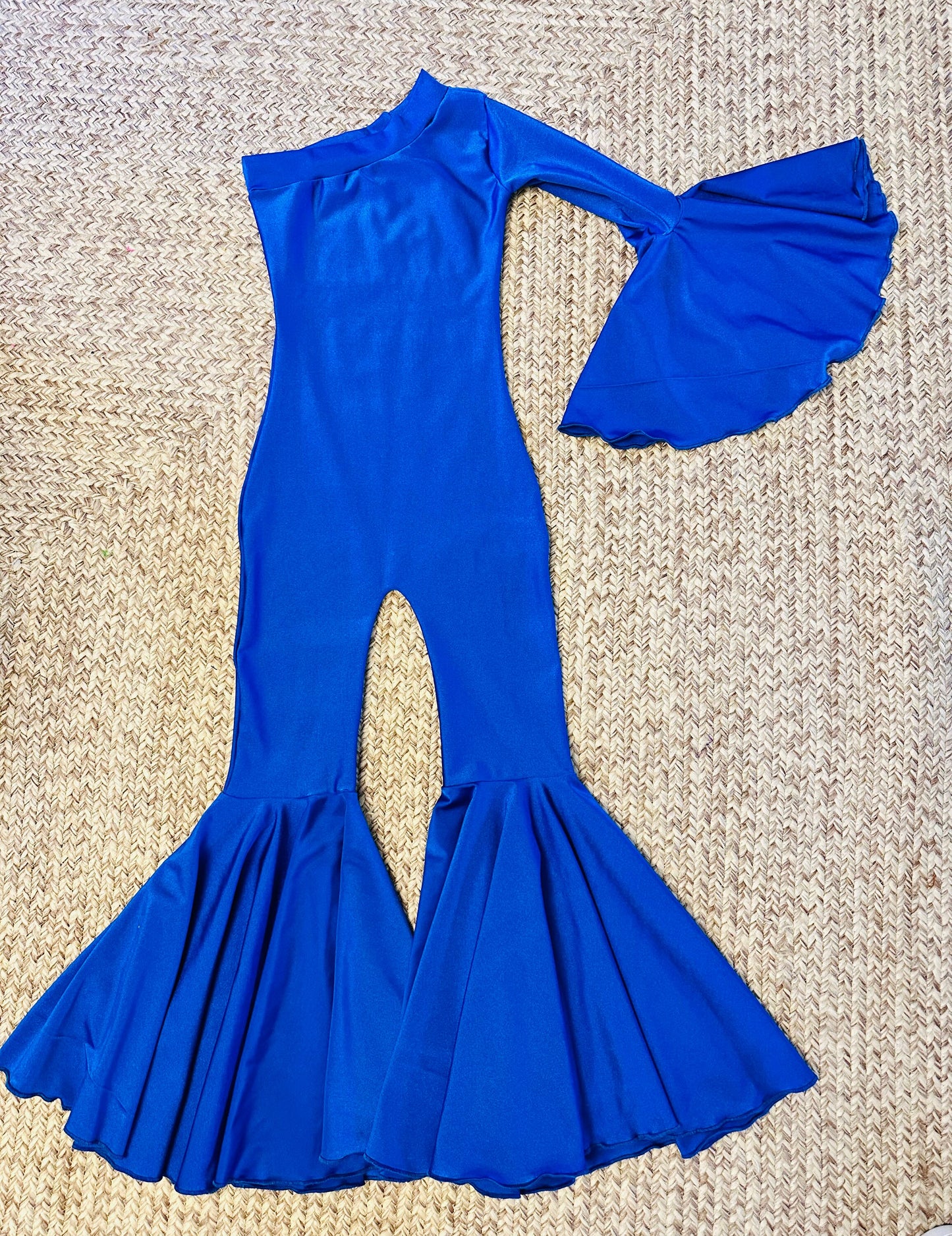 Dancing Queen Asymmetric Jumpsuit|Flare Bell Jumpsuit|One Shoulder Jumpsuit|Girl birthday outfits|Wholesome Goods Co|