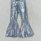 Silver Bell Bottom Flare Pants More Colors Available! Bell Bottoms|Newborn Flare Pants|Bell Bottoms|Hippie Flare Pants| Baby Bell Bottoms