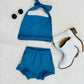 Daisy Dukes Denim Shorts|Denim Cropped Top|Kids Bummies|Kids Shorts|Wholesome Goods Co