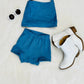 Daisy Dukes Denim Shorts|Denim Cropped Top|Kids Bummies|Kids Shorts|Wholesome Goods Co