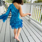 Holographic Fringe Skirt|One Shoulder Bell Sleeve Leotard (Sold Separately)-More Colors Available!Girls skirts|fringe skirts|Wholesome Goods