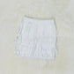Leotard|White Pleather Fringe Skirt|Trendy Sunglasses| Wholesome Goods Co