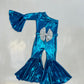 Dancing Queen Asymmetric Jumpsuit with Matching Belt|Flare Bell Jumpsuit|One Shoulder Jumpsuit|Girl birthday outfits|Wholesome Goods Co|