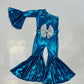 Dancing Queen Asymmetric Jumpsuit with Matching Belt|Flare Bell Jumpsuit|One Shoulder Jumpsuit|Girl birthday outfits|Wholesome Goods Co|