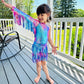 Fringe Skort|One Shoulder Fringe Sleeve Top (Sold Separately)|Choose Your Color/Pattern |Girls shorts|fringe shorts|Wholesome Goods