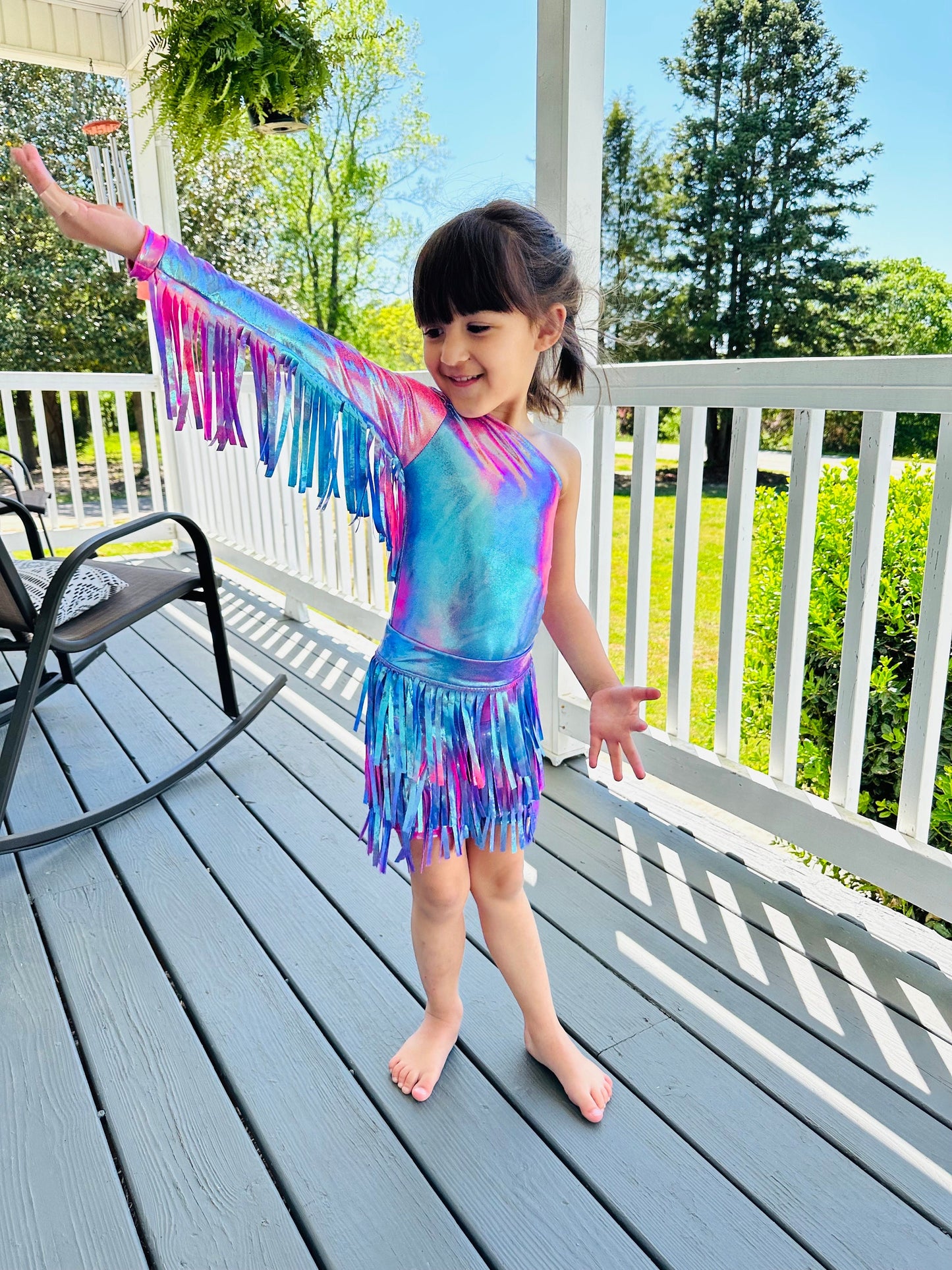Fringe Skort|One Shoulder Fringe Sleeve Top (Sold Separately)|Choose Your Color/Pattern |Girls shorts|fringe shorts|Wholesome Goods