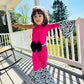 Get Your Little Cowgirl Ready for the Rodeo with Our Western Chic One Shoulder Jumpsuit - Perfect for Pageants, Cowgirl Parties, and More.