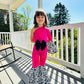 Get Your Little Cowgirl Ready for the Rodeo with Our Western Chic One Shoulder Jumpsuit - Perfect for Pageants, Cowgirl Parties, and More.