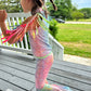 Pageant-Ready Fringe Shoulder Set with Flared Bell Bottoms - Diverse Colors & Sizes for Special Occasion