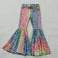 Pageant-Ready Fringe Shoulder Set with Flared Bell Bottoms - Diverse Colors & Sizes for Special Occasion