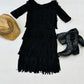 Boho Chic Fringe Dress for Free-Spirited Kids - Available in Multiple Colors & Sleeve Styles - Wholesome Goods Co
