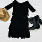 Boho Chic Fringe Dress for Free-Spirited Kids - Available in Multiple Colors & Sleeve Styles - Wholesome Goods Co