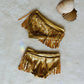 Boho Chic Kids - Juniors One-Shoulder Fringe 2-Piece Swimsuit - Retro Swimwear MORE COLORS AVAILABLE