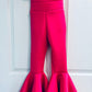 Custom Pageant Neoprene Scuba Jumpsuit with Ruffles, Girls Casual Wear, Romper Outfit. Wholesome Goods Co