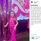 Dazzling Hot Pink Doll-Inspired Outfit for Kids (sold separately) Vest and Lace-Up Bell Bottoms with Super Sparkly Stars WholesomeGoodsCo