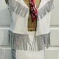 Miranda Bedazzled Cowgirl Vest|Bedazzled Pleather Skirt (Sold Separately) Western Skirt|Western Fringe Vest|Pageant|Rodeo|Concert Outfit