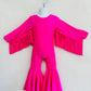 Phoenix Kids Jumpsuit, Fringe Sleeves, Flare Bells - Toddler to Tween Sizes|Pageant Wear|Halloween