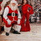 Girls Dancing Queen Winter Edition Velvet Asymmetrical One-Shoulder Bell Bottoms  Jumpsuit/Special Occasion Holiday Outfit Wholesome GoodsCo