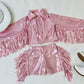 Cowgirl Couture Fringe Set(InfantJuniors)Matte or Metallic Lycra Mystique|60+ Colors|Boots & Hat Sold Separately. Handmade Wholesome Goods