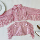 8Cowgirl Couture Fringe Set(InfantJuniors)Matte or Metallic Lycra Mystique|60+ Colors|Boots & Hat Sold Separately. Handmade Wholesome Goods