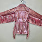 8Cowgirl Couture Fringe Set(InfantJuniors)Matte or Metallic Lycra Mystique|60+ Colors|Boots & Hat Sold Separately. Handmade Wholesome Goods